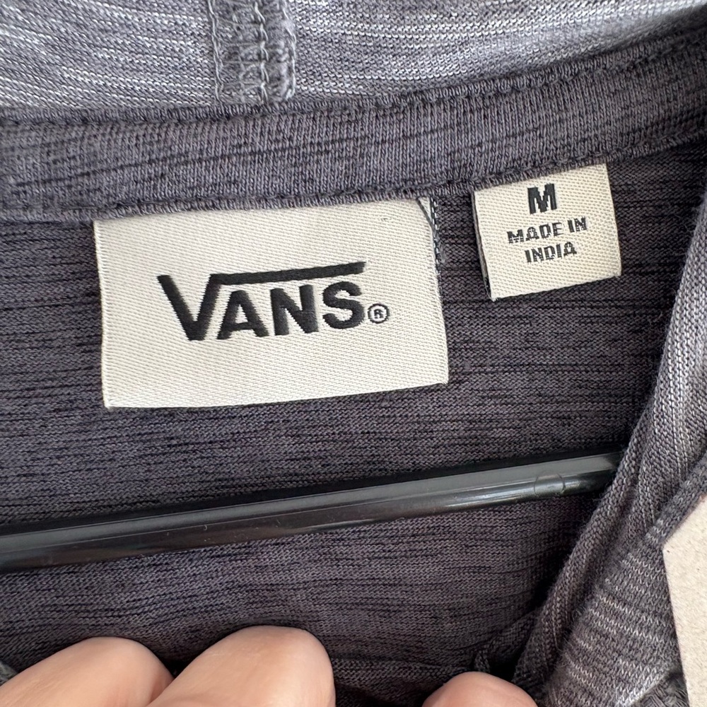 Vans Heather Gray Men's Hoodie - Picture 3 of 5